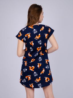 Туника "Душечка" лисы, трикотаж