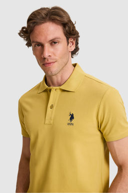Erkek Slim Fit Polo Yaka Ye_il Basic Ti__rt - U.s. polo assn фото 2