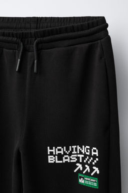 PANTAL?N JOGGER MINECRAFT  MOJANG AB.  / Negro - Zara фото 3