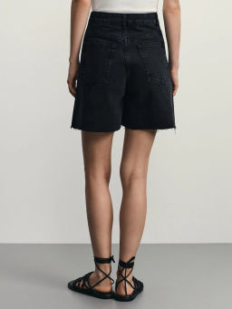 Джинсовые шорты А-силуэта / Zarina фото 5