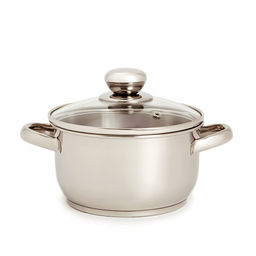 Кастрюля ПРИМА БЛЕСК 1,5л стекл.крышка с ТРС-3 объем. ручки (160мм) арт.1с802 Аша, арт.3с85