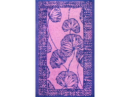 Полотенце махровое 1с105.413ж1 Весенний напев(пурпурн3) 50х30 см