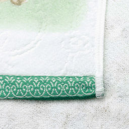 "Япония-2015" Полотенце махровое 50х90см, плотность 300гр/м2, 100% хлопок, "Жасмин", зеленый, Bolangde (Китай)