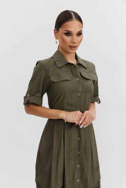 Платье Vesnaletto 4458-2 хаки