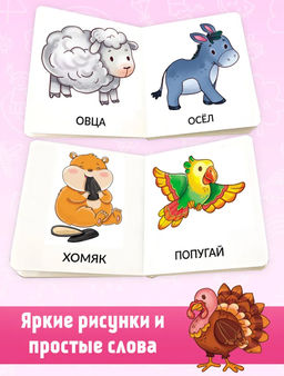 Книга мои первые слова. Домашние животные - BimBiMon фото 4