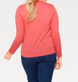 Пуловер, коралловый - Patrizia dini фото 7