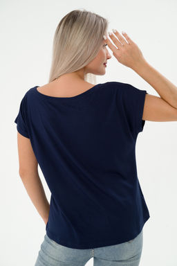 Футболка женская из вискозы Лирика синий You are safe - Амадэль фото 12