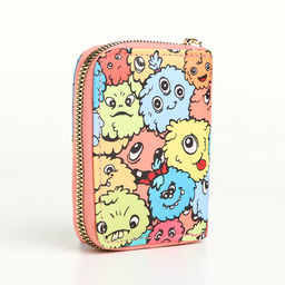 Кошелёк на молнии, разноцветный