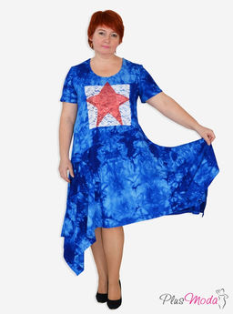 Платье Модель №48 размеры 52-72 - Plusmoda фото 4