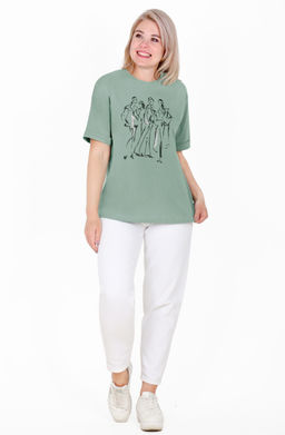 Футболка Алиса Ф-93А (44-62) кулирка - Лотос фото 28