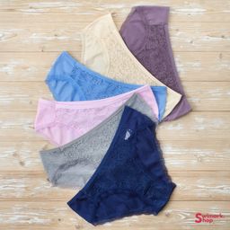 Трусики женские бикини с кружевом DX-2063, BIKINI