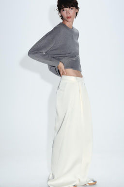 BASIC PLAIN KNIT SWEATSHIRT - Zara фото 26