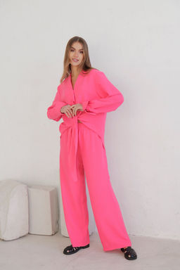 10355 Костюм с завязками и широкими брюками - Martichelli фото 7
