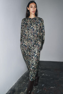 ZW COLLECTION FLORAL PRINT DRESS - Zara фото 2