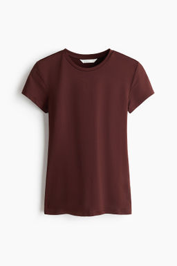 Camiseta entallada de microfibra - H&m фото 5