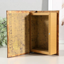 Шкатулка - книга «Эйфелева башня», дерево, искусственная кожа, тиснение, 16.5×11.2×5 см