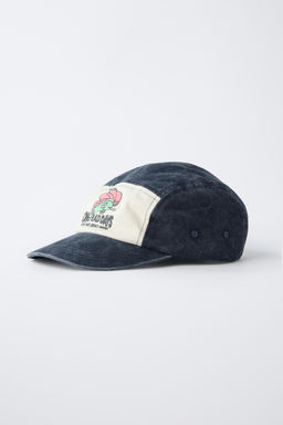 3-14 YEARS/ WASHED EFFECT EMBROIDERED CAP - Zara фото 3