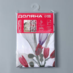 Штора для ванной Доляна «Нежность», 180×180 см