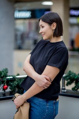 291 Футболка базовая, черный - Knitka wear фото 9