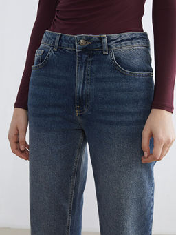 Straight Fit Kad?n Jean Pantolon