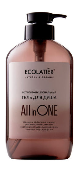 Ecolatier All IN ONE Гель д/душа 600мл с дозат.