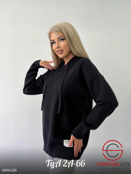 Женский удлиненный свитер