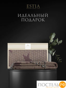 Плед ESTIA СЕЛЕСТЕ борд. 60% вискоза, 40% акрил, 120 г/м2  фото 10