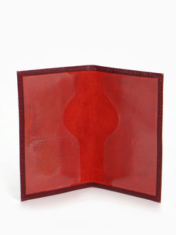 Обложка на военный билет, бордовая