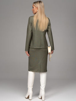 Костюм Шанель (зелёный) - Эльза фото 13