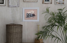 Набор для вышивания PANNA Скетчевые зарисовки GM-7266 Улица Штайнер 21 х 18 см