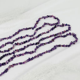 Бусины для украшений из Лепидолита крошка 80 см