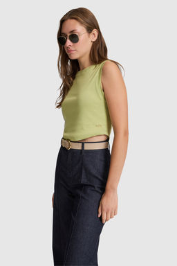 Kad_n Ye_il Bisiklet Yaka Basic Ti__rt - U.s. polo assn фото 3