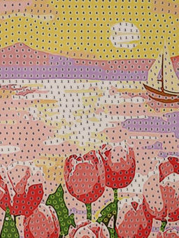 Алмазная мозаика на подрамнике Draw Me! Delicate flower, (20*20 см)