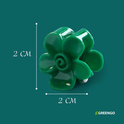Цена за 2 шт. Клипса для растений Незабудка, набор 10 шт., зелёный, Greengo фото 3