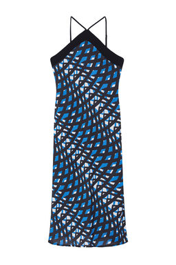 Siyah Geometrik Desenli Duz Kesim Dokuma Elbise TWOSS24EL01039 - Trendyolmilla фото 6