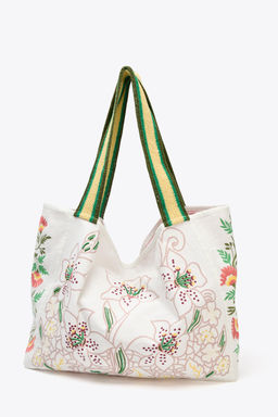 FANTASY FABRIC MAXI SHOPPER - Zara фото 9