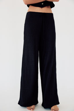 TEXTURED STRAIGHT-FIT TROUSERS - Zara фото 39