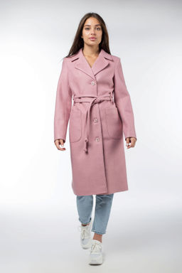 Пальто женское демисезонное (пояс) - El podio фото 2