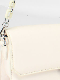 Сумка женская искусственная кожа Ch&K-2806, 1отд, плечевой ремень, белый SALE 259978 - Adelia фото 9