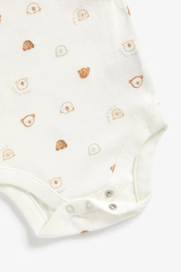 Mothercare / Комплект: ползунки, пижама, боди -2 шт, слюнявчик, шапочка, рукавички-антицарапки  фото 5