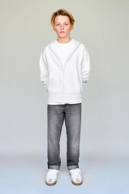 JEANS STRAIGHT / Gris medio