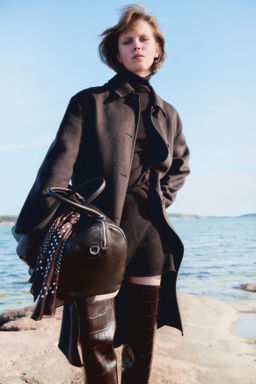 Abrigo artesanal en mezcla de lana - H&m фото 2