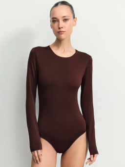 Базовое боди с длинным рукавом / Zarina