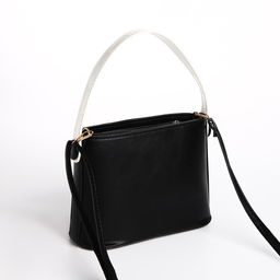 Сумка женская кросс-боди на молнии, 22×8×15 см, чёрная