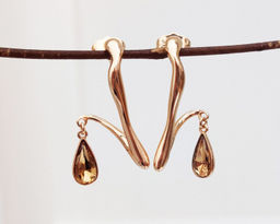 Серьги с кристаллами Swarovski