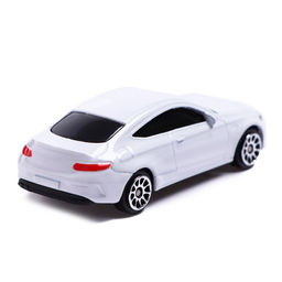 Машина металлическая MERCEDES-AMG C63 S COUPE, 1:64, цвет белый - Автоград фото 3