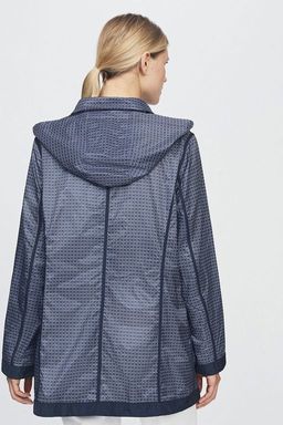 Куртка женская двусторонняя LS-904017-DN, 
темно-синий/принт геометрия - Steinberg фото 7