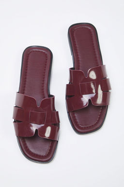 Trendyol Shoes Ekru Tek Bant Gunluk Kad?n Terlik TAKSS24TE00010 - Trendyolmilla фото 6
