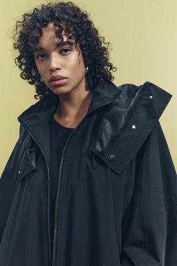 WATER-REPELLENT OVERSIZED CAPE ZW COLLECTION - Zara фото 5