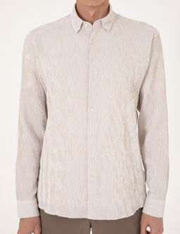 Bej Regular Fit Uzun Kollu G_mlek - Pierre cardin фото 6
